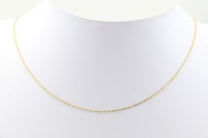 Gyermek Arany nyaklánc Anker vékony 0.5mm - Ezüst gyerek fülbevaló