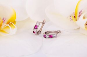 Arany bébi és gyermek fülbevaló 6mm d.p-ld14.4.1f-p - Arany gyerek fülbevaló