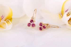 Arany bébi és gyermek fülbevaló k.f-ld-442rsz - Arany gyerek fülbevaló