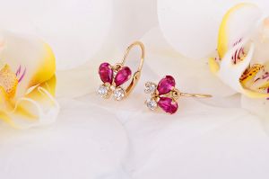 Arany bébi és gyermek fülbevaló x.-a140.4.101 - Arany baba fülbevalók