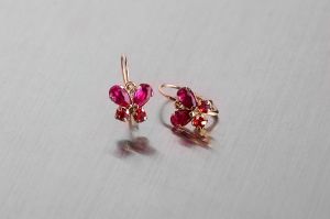 Arany bébi és gyermek fülbevaló x.-a140.4.107 - Arany gyerek fülbevaló