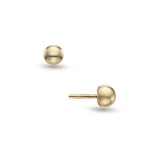 LISA arany csavaros vég JTAG-0366-18 - Arany baba fülbevalók